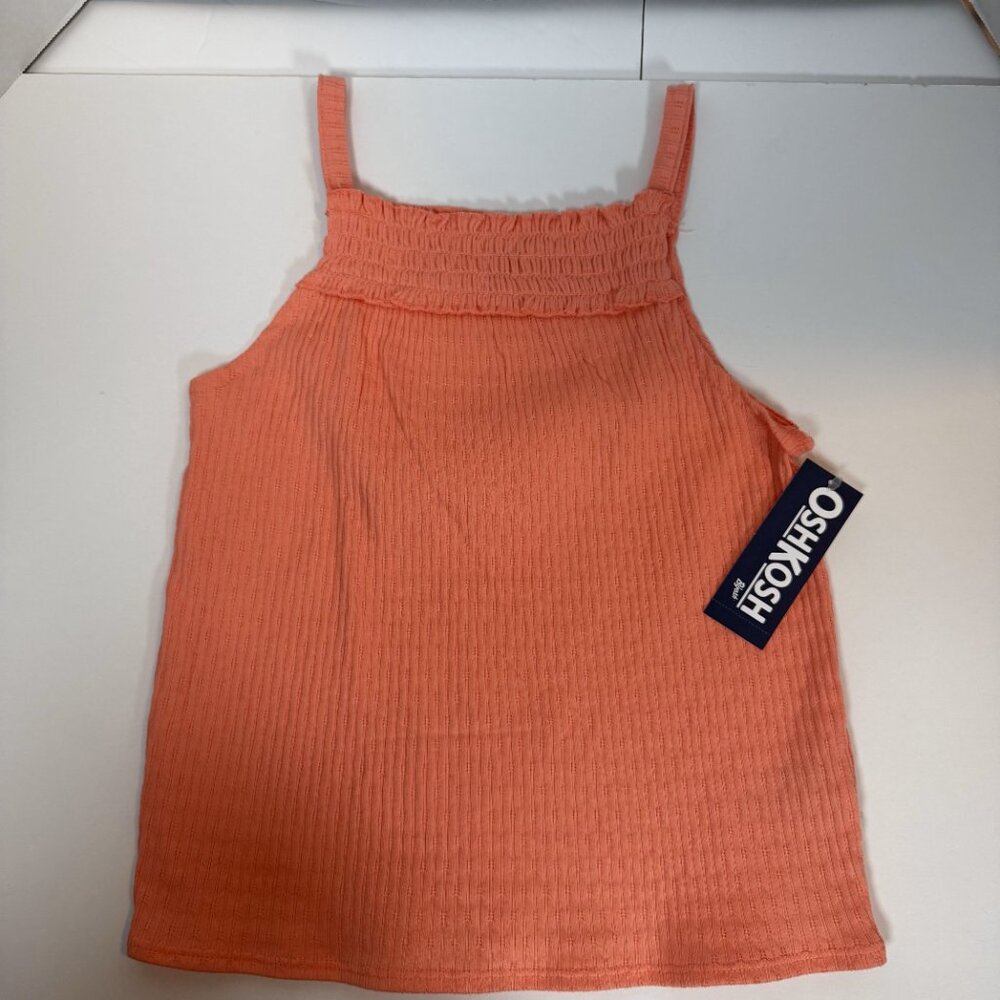 - Girl's Tank Top - OSHKOSH - Peach - Size 6/6X, 7 -NEW w/ TAGS
